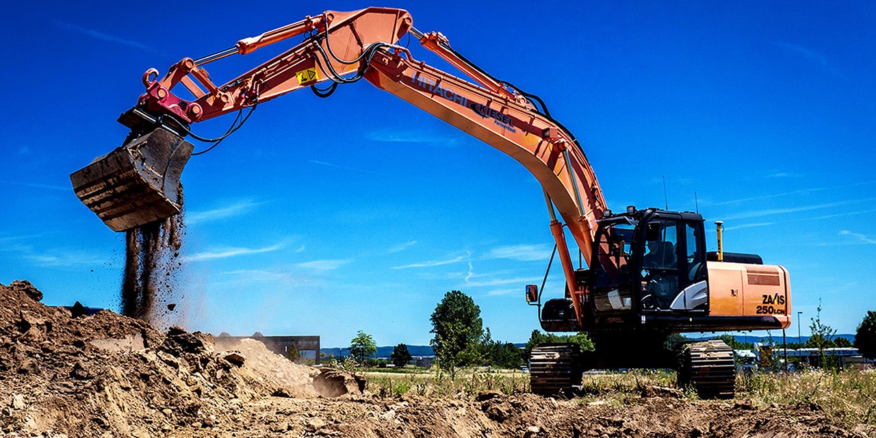 Digger Control Hitachi Excavator Germany