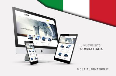 Nuovo sito web di MOBA Italia